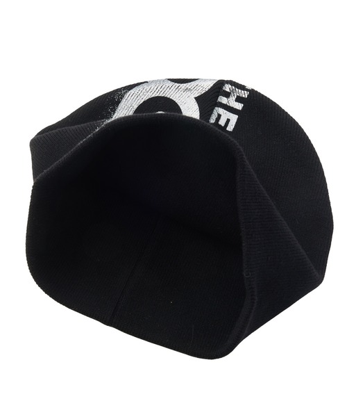 X-girl(エックスガール)の「HEAVY DISTRESSED LOGO BEANIE(ニットキャップ/ビーニー・レディース・ブラック/オリーブ・ONE SIZE)」の14枚目の写真
