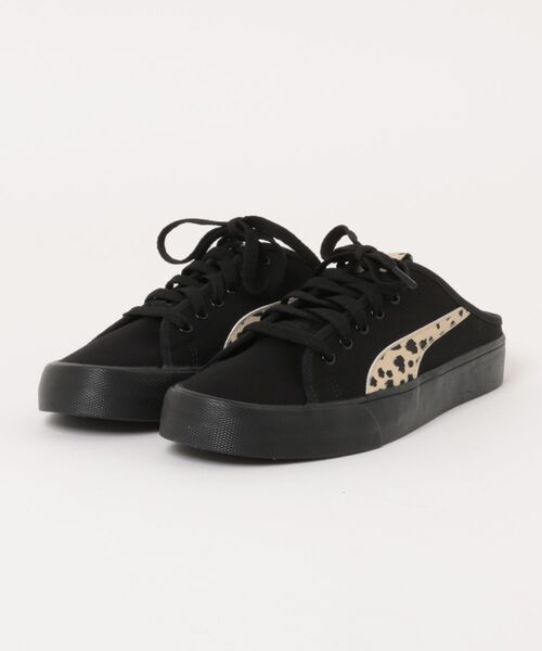 PUMA(プーマ)の「【PUMA】プーマ BARI MULE LEO(バリミュール レオ)クロッグスニーカー 408563(スニーカー・レディース・ブラック×ホワイト・23.0cm/23.5cm/24.0cm/24.5cm/25.0cm)」の1枚目の写真