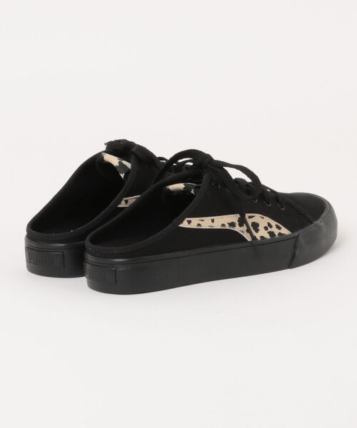 PUMA(プーマ)の「【PUMA】プーマ BARI MULE LEO(バリミュール レオ)クロッグスニーカー 408563(スニーカー・レディース・ブラック×ホワイト・23.0cm/23.5cm/24.0cm/24.5cm/25.0cm)」の2枚目の写真