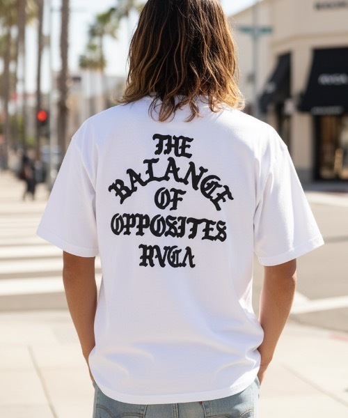 RVCA（ルーカ）の「RVCA メンズ VA OE ST Tシャツ 【2026年春夏モデル】（Tシャツ/カットソー・メンズ・ブラック系その他2/ブラック/ホワイト・SMALL/MEDIUM/LARGE/X-LARGE/XX-LARGE）」の2枚目の写真