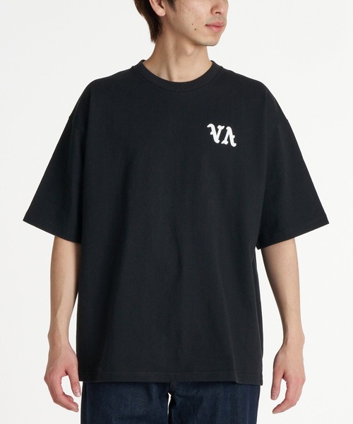 RVCA（ルーカ）の「RVCA メンズ VA OE ST Tシャツ 【2026年春夏モデル】（Tシャツ/カットソー・メンズ・ブラック系その他2/ブラック/ホワイト・SMALL/MEDIUM/LARGE/X-LARGE/XX-LARGE）」の5枚目の写真