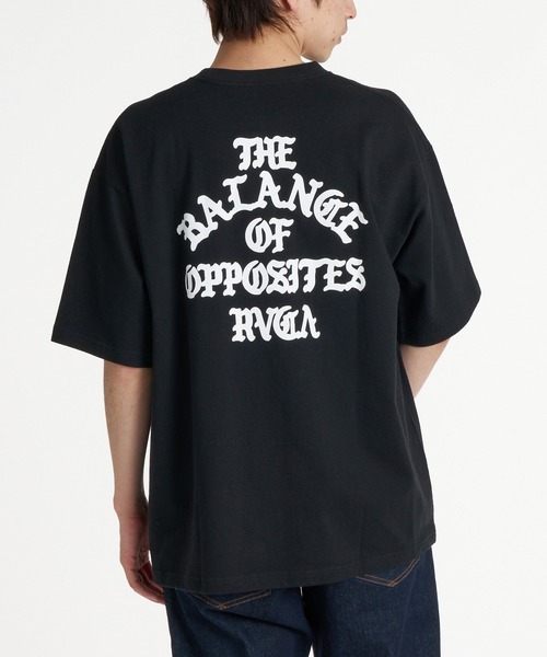 RVCA（ルーカ）の「RVCA メンズ VA OE ST Tシャツ 【2026年春夏モデル】（Tシャツ/カットソー・メンズ・ブラック系その他2/ブラック/ホワイト・SMALL/MEDIUM/LARGE/X-LARGE/XX-LARGE）」の6枚目の写真