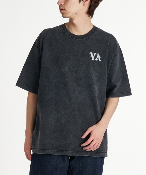 RVCA（ルーカ）の「RVCA メンズ VA OE ST Tシャツ 【2026年春夏モデル】（Tシャツ/カットソー・メンズ・ブラック系その他2/ブラック/ホワイト・SMALL/MEDIUM/LARGE/X-LARGE/XX-LARGE）」の9枚目の写真