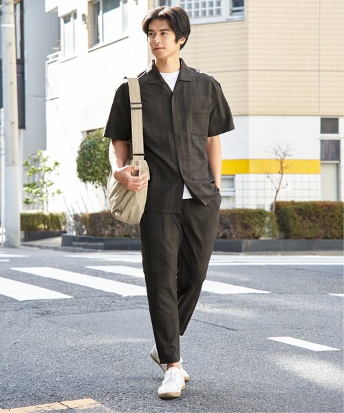 ikka(イッカ)の「【MonoMax × 小泉孝太郎】Reflax(R)冷感UVイージーアンクルパンツ「小泉孝太郎さん着用モデル」(その他パンツ・メンズ・ブラウン系その他/チャコール/ネイビー/グリーン・S/M/L/XL)」の17枚目の写真