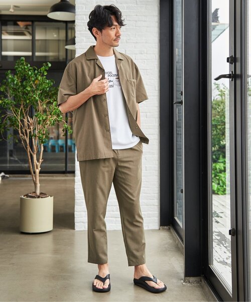 ikka(イッカ)の「【MonoMax × 小泉孝太郎】Reflax(R)冷感UVイージーアンクルパンツ「小泉孝太郎さん着用モデル」(その他パンツ・メンズ・ブラウン系その他/チャコール/ネイビー/グリーン・S/M/L/XL)」の17枚目の写真