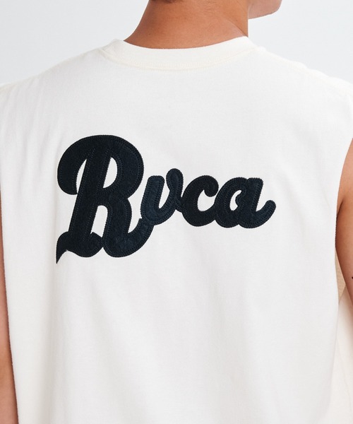 RVCA（ルーカ）の「RVCA メンズ RANCH SCRIPT TT タンクトップ 【2026年春夏モデル】（タンクトップ・メンズ・ブラック/オフホワイト/カーキ・MEDIUM/X-LARGE/SMALL/LARGE）」の7枚目の写真