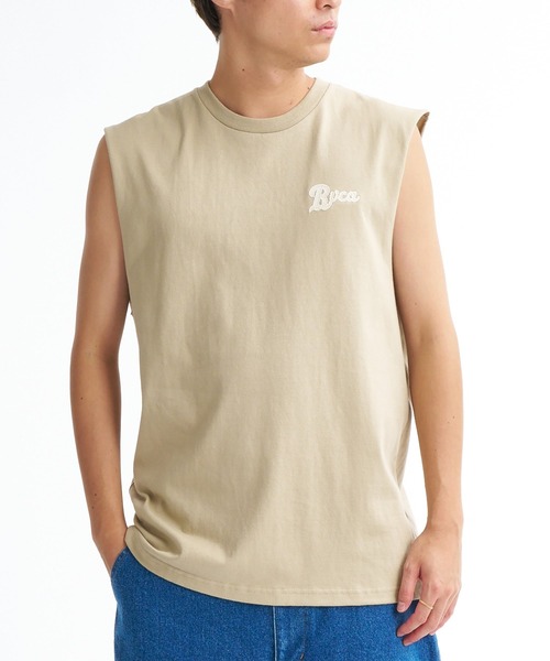 RVCA（ルーカ）の「RVCA メンズ RANCH SCRIPT TT タンクトップ 【2026年春夏モデル】（タンクトップ・メンズ・ブラック/オフホワイト/カーキ・MEDIUM/X-LARGE/SMALL/LARGE）」の10枚目の写真