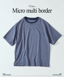 JOURNAL STANDARD relume | マイクロ マルチボーダー Tシャツ(Tシャツ/カットソー)