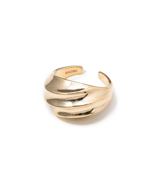 HALDEN(ハルデン)の「curved bold ring (R021_gold)(リング・レディース・その他・FREE)」の3枚目の写真