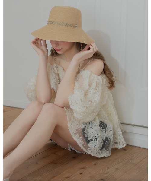 3wayチュールトップ（Tシャツ/カットソー）｜JUMELLE（ジュメロ）の