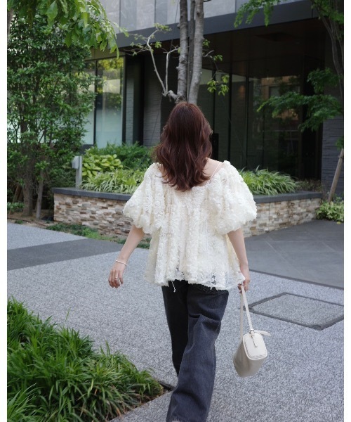 3wayチュールトップ（Tシャツ/カットソー）｜JUMELLE（ジュメロ）の