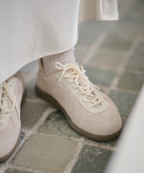 LAULEN(ローレン)の「german trainer sneakers / ジャーマントレーナー スニーカー(スニーカー・レディース・ブラウン/アイボリー/キャメル/グレー・23cm/24cm/25cm)」の11枚目の写真