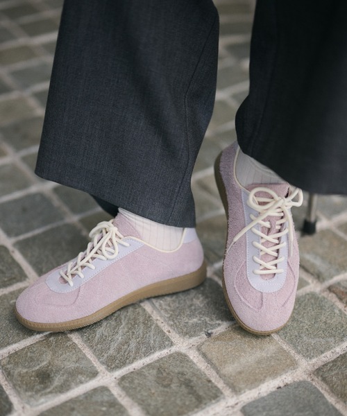 LAULEN(ローレン)の「german trainer sneakers / ジャーマントレーナー スニーカー(スニーカー・レディース・ブラウン/アイボリー/キャメル/グレー・23cm/24cm/25cm)」の20枚目の写真