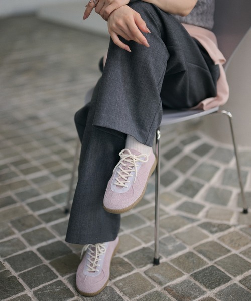 LAULEN(ローレン)の「german trainer sneakers / ジャーマントレーナー スニーカー(スニーカー・レディース・ブラウン/アイボリー/キャメル/グレー・23cm/24cm/25cm)」の21枚目の写真