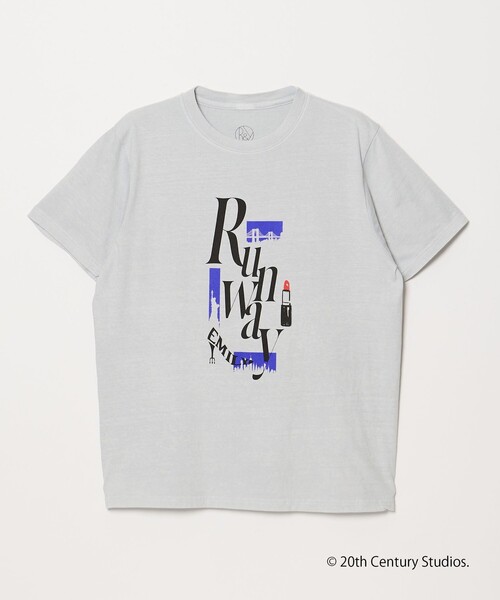 BEAUTY&YOUTH UNITED ARROWS(ビューティーアンドユースユナイテッドアローズ)の「【別注】<プラダを着た悪魔2> シアー プリント Tシャツ(Tシャツ/カットソー・レディース・その他2/その他1/ライトグレー・FREE)」の2枚目の写真