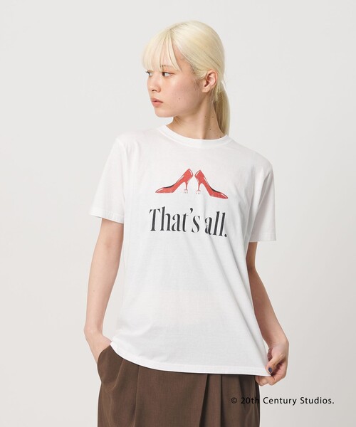 BEAUTY&YOUTH UNITED ARROWS(ビューティーアンドユースユナイテッドアローズ)の「【別注】<プラダを着た悪魔2> シアー プリント Tシャツ(Tシャツ/カットソー・レディース・その他2/その他1/ライトグレー・FREE)」の7枚目の写真