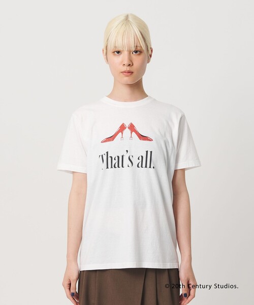 BEAUTY&YOUTH UNITED ARROWS(ビューティーアンドユースユナイテッドアローズ)の「【別注】<プラダを着た悪魔2> シアー プリント Tシャツ(Tシャツ/カットソー・レディース・その他2/その他1/ライトグレー・FREE)」の8枚目の写真