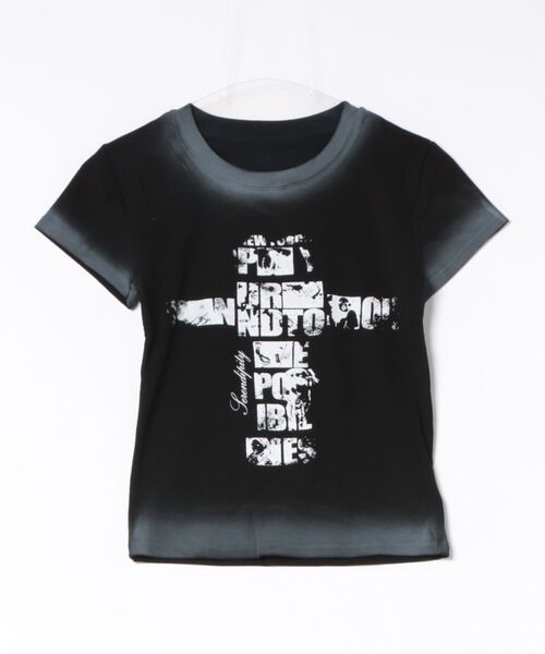 Figments（フィグメンツ）の「フェードクロスロゴＴ（Tシャツ/カットソー・レディース・ブラック/ホワイト・FREE）」の17枚目の写真