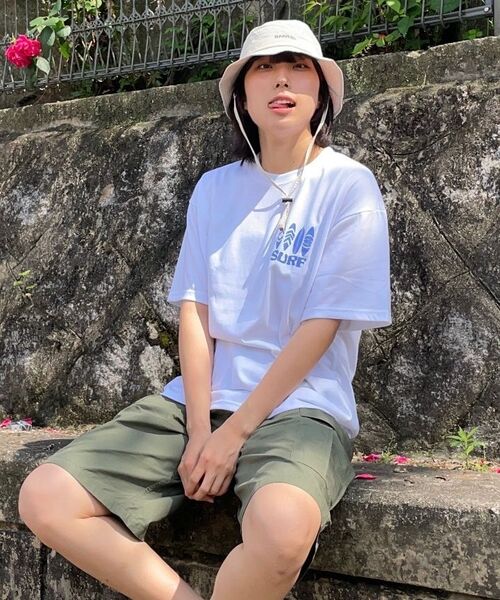 CARGOBROS（カーゴブロス）の「トラベルラインサーフ半袖Tシャツ（カーキ）（Tシャツ/カットソー・メンズ・その他・SMALL/MEDIUM/LARGE/X-LARGE/2XL）」の10枚目の写真