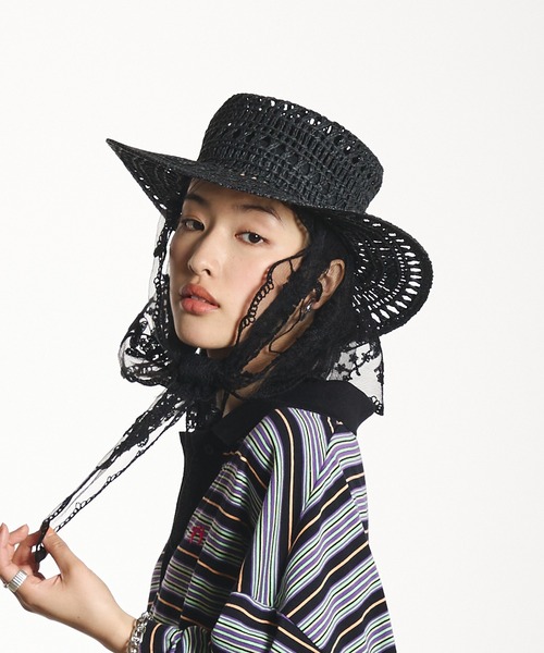 Odds(オッズ)の「(odds)ARGYLE POKEPIE HAT(ハット・レディース・ブラック/ベージュ・ONE SIZE)」の16枚目の写真