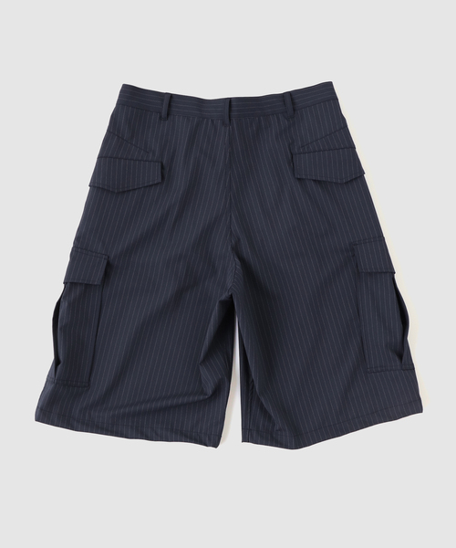 Laid．B（レイドビー）の「Laid.B / レイドビー RELAX BANKER'S CARGO SHORTS（その他パンツ・メンズ・ネイビー/グレー/チャコールグレー・1/2）」の4枚目の写真
