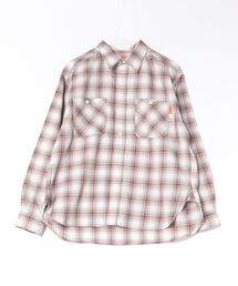 【72】【it】【UNIVERSAL OVERALL】OMBRE CHECK LS ST