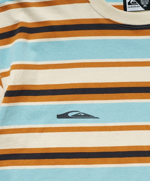 Quiksilver(クイックシルバー)の「<QUIKSILVER X DOGTOWN> メンズ DTQS BORDER ST ボーダー半袖Tシャツ ルーズフィット【2026年夏モデル】(Tシャツ/カットソー・メンズ・ホワイト/グリーン・X-LARGE/LARGE)」の10枚目の写真