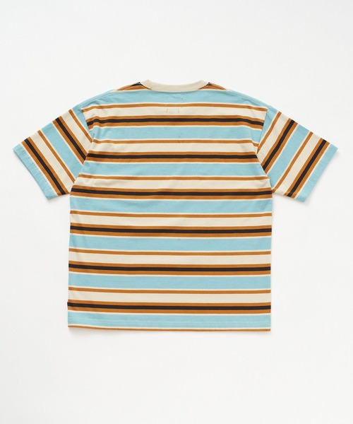 Quiksilver(クイックシルバー)の「<QUIKSILVER X DOGTOWN> メンズ DTQS BORDER ST ボーダー半袖Tシャツ ルーズフィット【2026年夏モデル】(Tシャツ/カットソー・メンズ・ホワイト/グリーン・X-LARGE/LARGE)」の12枚目の写真