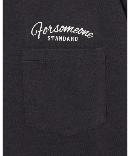 FORSOMEONE（フォーサムワン）の「FORSOMEONE POCKET TEE（Tシャツ/カットソー・メンズ・ダークグレー・46/44/50/48）」の8枚目の写真