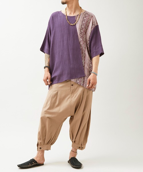 チャイハネ(チャイハネ)の「【チャイハネ】ブリスラMEN'Sトップス(その他トップス・メンズ・ブラック/ベージュ/パープル・FREE)」の10枚目の写真