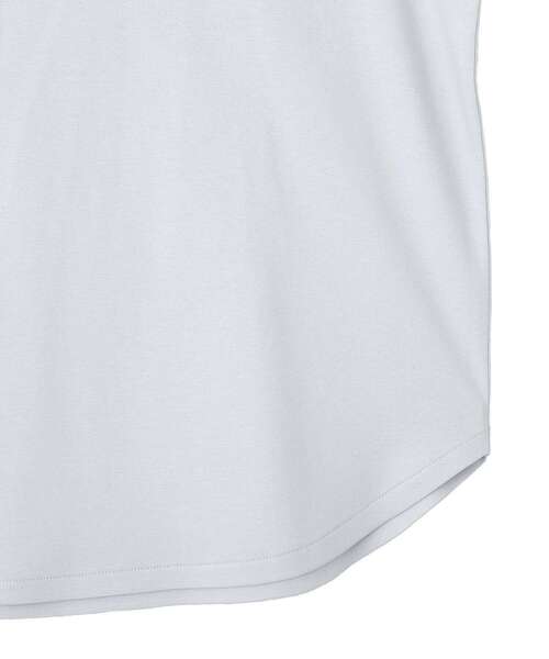 AMERICAN HOLIC(アメリカンホリック)の「【抗菌防臭】フレンチスリーブプルオーバー(Tシャツ/カットソー・レディース・サックスブルー/ブラック/オフホワイト/ブラウン/キャメル・L/M)」の10枚目の写真
