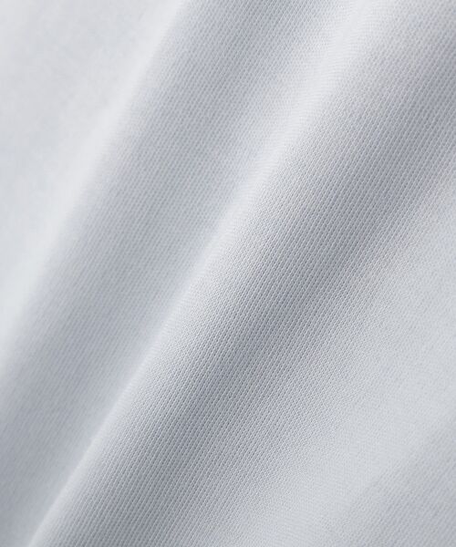 AMERICAN HOLIC(アメリカンホリック)の「【抗菌防臭】フレンチスリーブプルオーバー(Tシャツ/カットソー・レディース・サックスブルー/ブラック/オフホワイト/ブラウン/キャメル・L/M)」の11枚目の写真