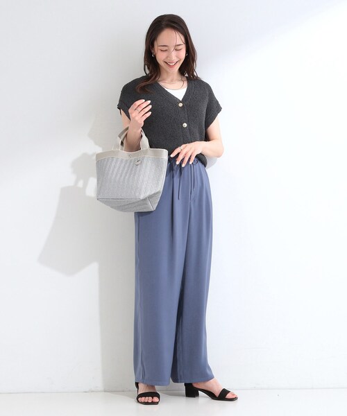 SHOO・LA・RUE(シューラルー)の「雑材シートランチトートバッグ(トートバッグ・レディース・ナチュラル/グレー/ネイビー・00)」の18枚目の写真