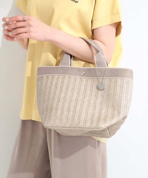 SHOO・LA・RUE(シューラルー)の「雑材シートランチトートバッグ(トートバッグ・レディース・ナチュラル/グレー/ネイビー・00)」の19枚目の写真
