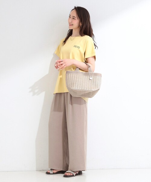 SHOO・LA・RUE(シューラルー)の「雑材シートランチトートバッグ(トートバッグ・レディース・ナチュラル/グレー/ネイビー・00)」の20枚目の写真