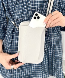 お財布機能付き 縦型ウォレットショルダーバッグ スマホケース スマホショルダー