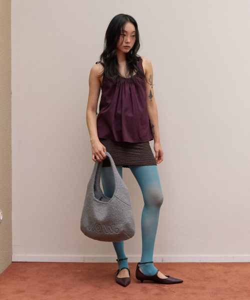 HAVEAWHALE(ハブアホエール)の「mini wool pebble bag (GR)(トートバッグ・レディース・その他・FREE)」の3枚目の写真