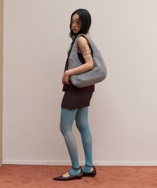 HAVEAWHALE(ハブアホエール)の「mini wool pebble bag (GR)(トートバッグ・レディース・その他・FREE)」の6枚目の写真