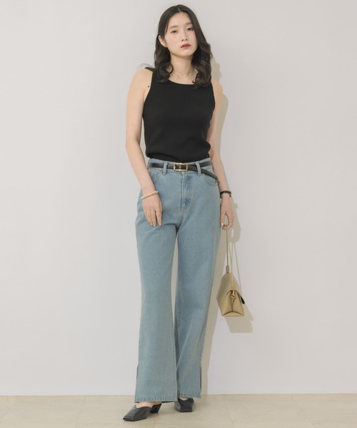 NEUNA（ヌナ）の「Vカットスクエアトゥミュール（サンダル・レディース・ブラック/アイボリー・38/39/36）」の18枚目の写真