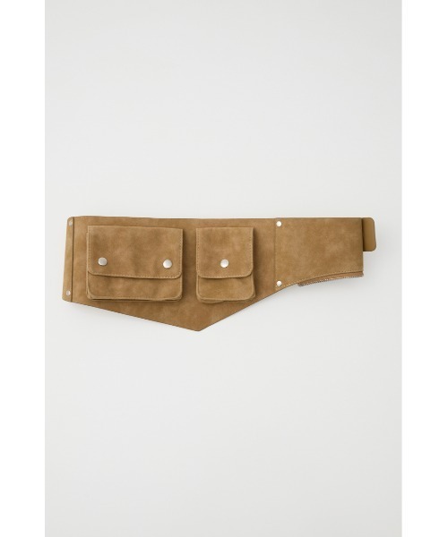 SLY(スライ)の「FRINGE WIDE BELT フリンジワイドベルト(ベルト・レディース・ブラック/ベージュ・FREE)」の21枚目の写真