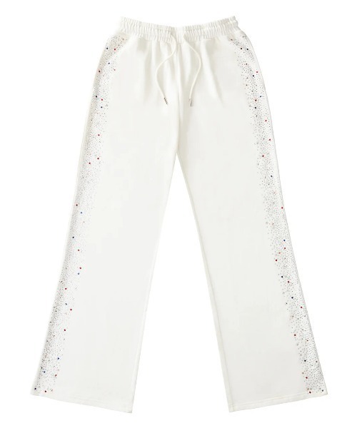 L.H.P(エルエイチピー)の「CFIERCE/フィアス/CRYING UNICORN SWEATPANTS(スウェットパンツ・レディース・ホワイト/ブラック・S/M)」の9枚目の写真