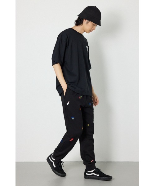 RODEO CROWNS WIDE BOWL(ロデオクラウンズワイドボウル)の「Dotted スウェットパンツ(スウェットパンツ・メンズ・ネイビー/杢グレー/ブラック・LARGE/MEDIUM)」の12枚目の写真