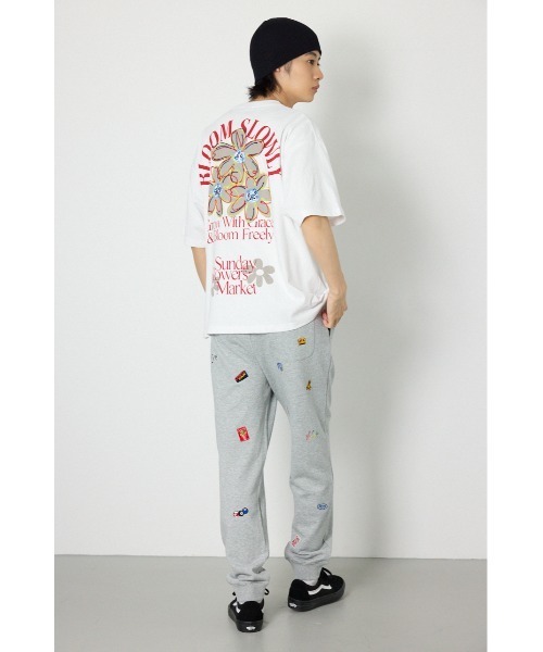 RODEO CROWNS WIDE BOWL(ロデオクラウンズワイドボウル)の「Dotted スウェットパンツ(スウェットパンツ・メンズ・ネイビー/杢グレー/ブラック・LARGE/MEDIUM)」の18枚目の写真
