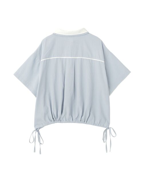 CRAFT STANDARD BOUTIQUE(クラフトスタンダードブティック)の「レイヤードライクショートスリーブシャツ(シャツ/ブラウス・レディース・ドット/ブルー/ブラウン・FREE)」の12枚目の写真