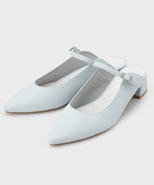 ESPERANZA（エスペランサ）の「甲ストラップミュールパンプス（パンプス・レディース・シルバー/ブラック/ブルー・LL/L/M/S）」の19枚目の写真