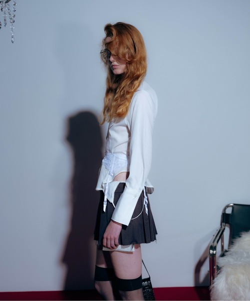 Carmelo(カーメロ)の「Long Collar Femme Fit Shirts / ロングカラーシャツ(シャツ/ブラウス・レディース・ホワイト・FREE)」の20枚目の写真