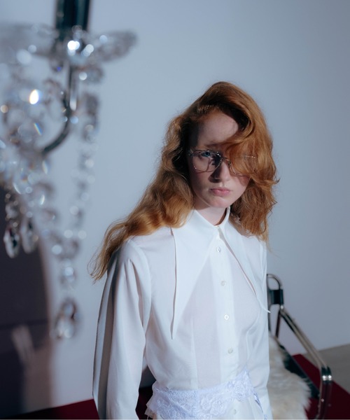 Carmelo(カーメロ)の「Long Collar Femme Fit Shirts / ロングカラーシャツ(シャツ/ブラウス・レディース・ホワイト・FREE)」の22枚目の写真