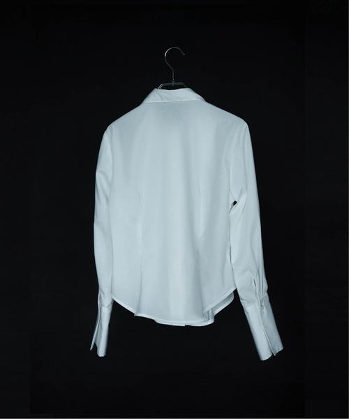 Carmelo(カーメロ)の「Long Collar Femme Fit Shirts / ロングカラーシャツ(シャツ/ブラウス・レディース・ホワイト・FREE)」の5枚目の写真