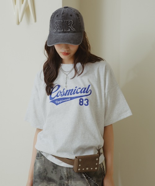 ハート総柄 長袖Tシャツ（Tシャツ/カットソー）｜devirock（デビロック