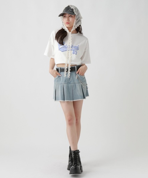 repipi armario(レピピ アルマリオ)の「【綿100%】最強きゃわTEE2(Tシャツ/カットソー・キッズ・ピンク/ホワイト/ホワイト系その他2/グレー/ブルー系その他/ホワイト系その他/ブラック系その他/スミクロ・SMALL/MEDIUM/LARGE)」の9枚目の写真